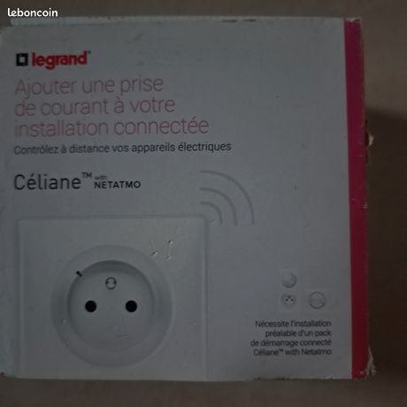 Prise connecté celiane netatmo neuf Legrand