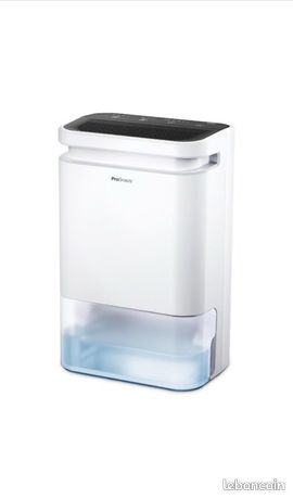 Pro Breeze Deshumidificateur d air desséchant 10L/jour pour Basses Températures - Deshumidificateur avec affichage Numérique, Évacuation Continue, Absorbeur d'humidité Maison, Garage, Cave Piece 37m²