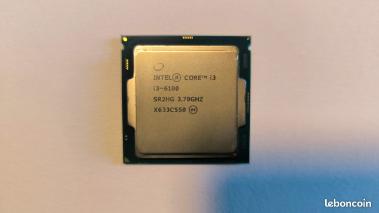 Processeur Intel Core i3-6100