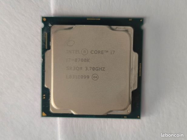 Processeur Intel Core I7 8700k excellent état