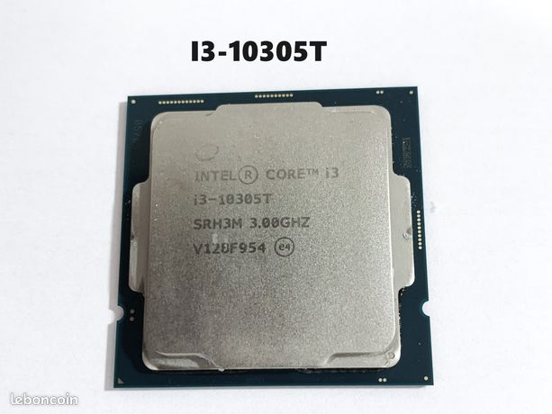 Processeur Intel i3-10305T 3GHz Fonctionnel LGA1200 4C/8T