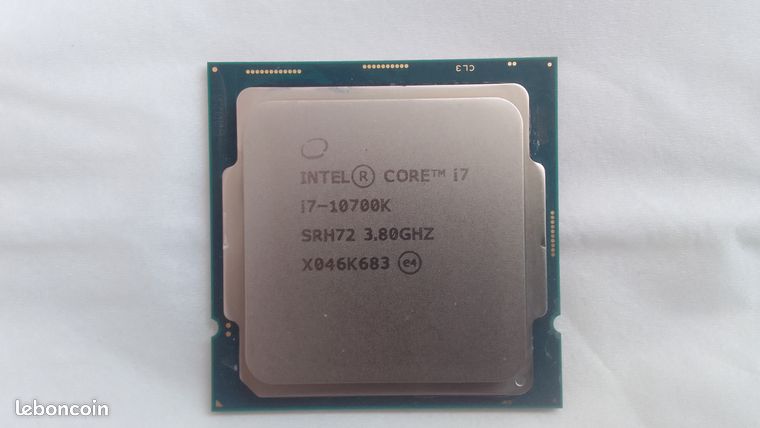 Processeur Intel Core i7-10700K 3.8 GHz