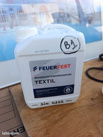 Produit ignifuge B1 anti feu textile