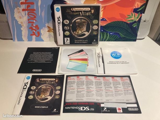 Professeur Layton et lEtrange Village Nintendo DS FRA Boitier + Notices