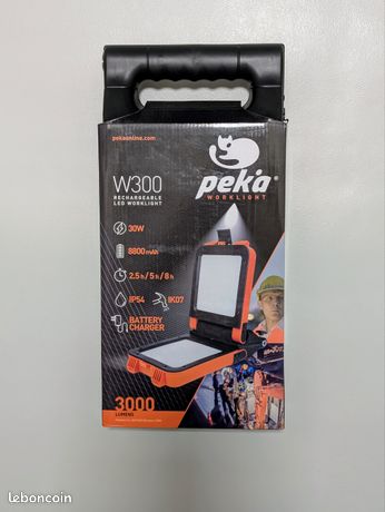 Projecteur de chantier rechargeable