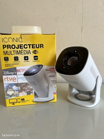 Projecteur led wifi bluetooth multimedia