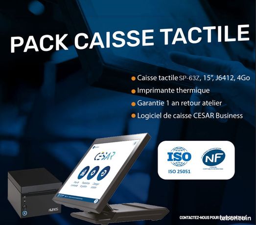 Promo Exclusive : Pack Caisse Tactile Neuve + Logiciel Certifié