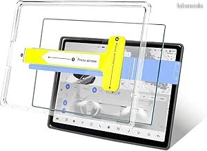 Protecteur d'écran pour Tesla Model 3 et Model Y Anti-éblouissement Kit d'alignement automatique Protection d'écran en verre trempé 9H Anti-rayures Résistant aux chocs Anti-traces de doigts