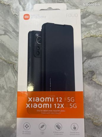 Protection Folio Premium Xiaomi 12/12X Noir