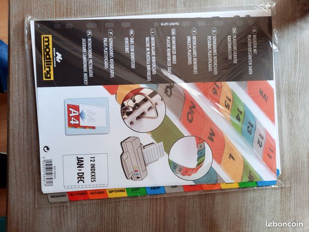 Protège documents neuf intercalaire