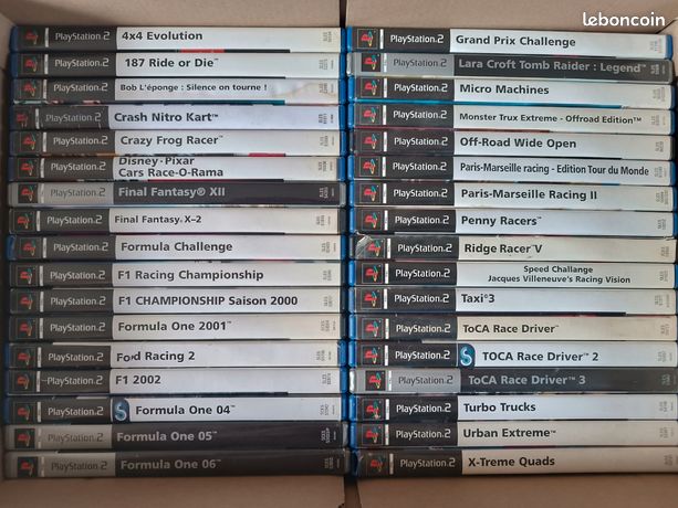 PS2 jeux en ou unité