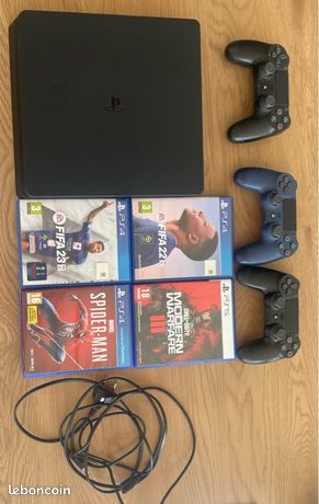 Ps4 slim + jeux
