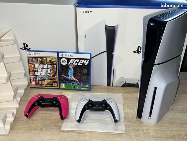 Ps5 slim avec boite + 2 manette + 2 jeux, possible de tester la console avant d’acheter