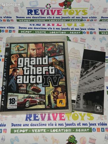 R13555 jeu PlayStation 3 ps3 grand theft auto 4 gta 4