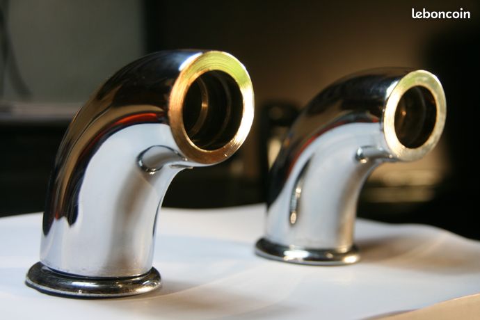 Raccords colonnettes chromés Grohe