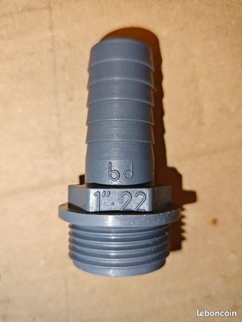 Raccords mâles plastique