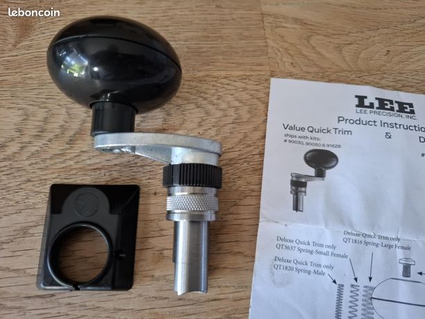 Raccourcisseur de Douilles LEE Precision pour Presse Lee Deluxe Trim