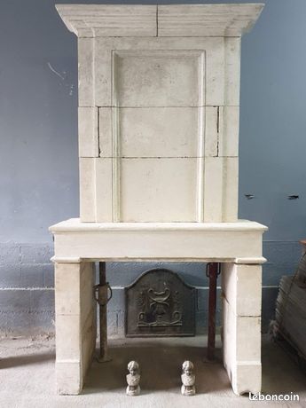 cheminée ancienne / matériaux anciens