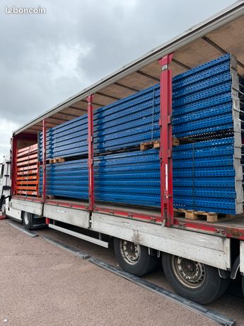 Rack à palette de stockage 3000Kg max Échelles + Lisses & Caillebotis