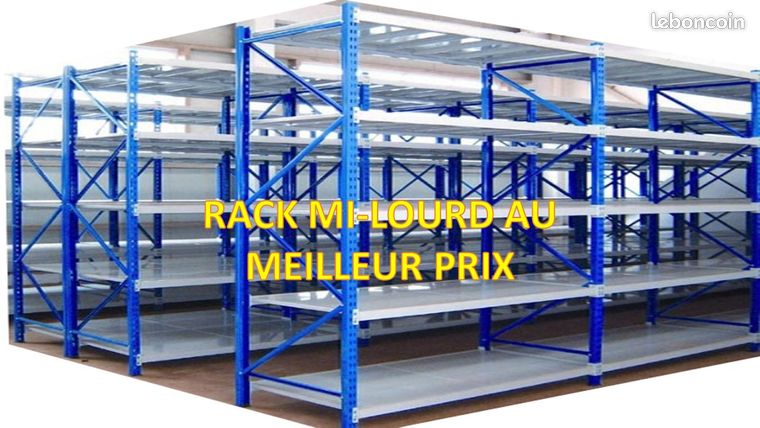 🎗️Rack Mi Lourd Métallique Lots Rayonnages en Promo