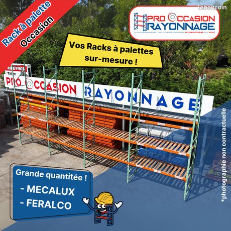 Rack à palettes Sur-mesure (plusieurs marques dispo)