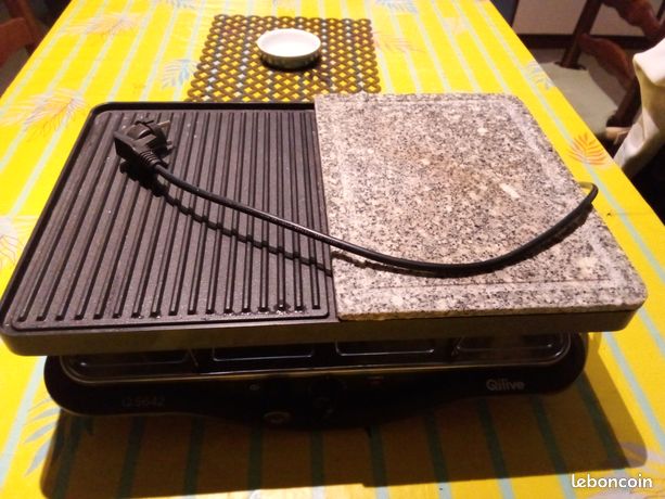 Raclette/gril/pierre a cuire