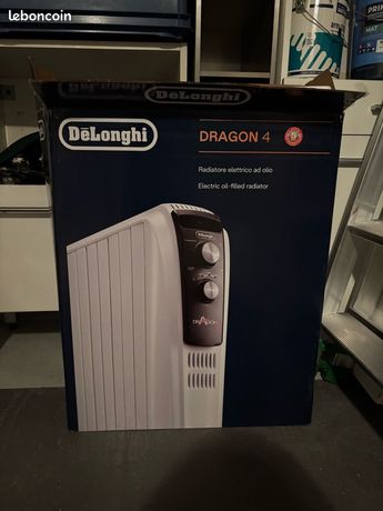 Radiateur à bain d'huile 2500 W pour 30 m blanc Delonghi Dragon 4