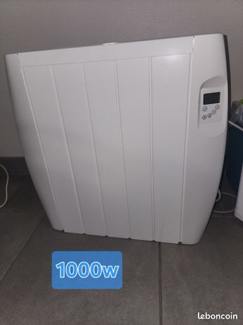 Radiateur à inertie sèche 1000w en céramique