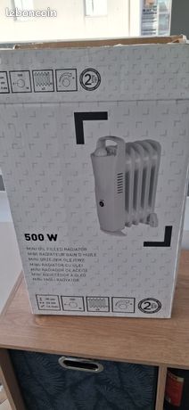 Radiateur bain huile 500w