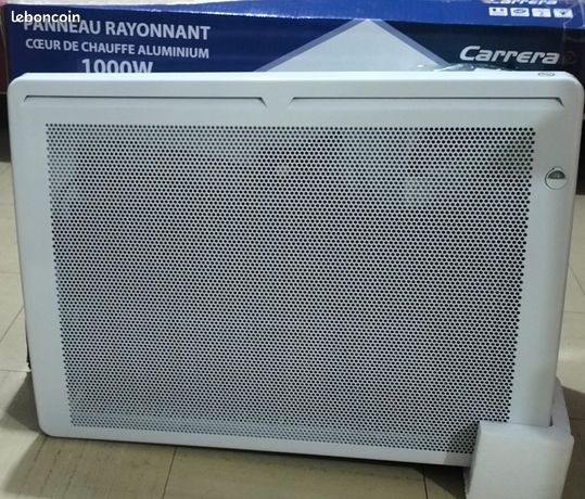 Radiateur Carrera 1000W Ultra rapide léger parfait pour l'hiver