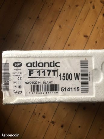 Radiateur électrique Atlantic neuf
