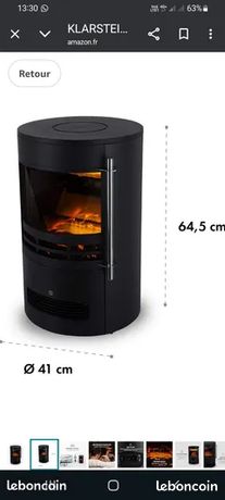 Radiateur électrique avec effet cheminée