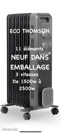 Radiateur électrique bain dhuile 2500w neuf