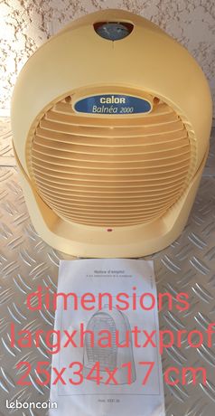 Radiateur électrique soufflant