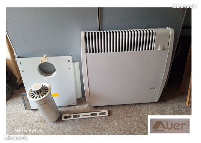 Radiateur fixe gaz de ville à ventouse AUER MV 230 avec ventouse