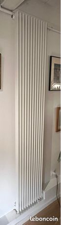 Radiateur vertical ACOVA Clarian blanc cassé