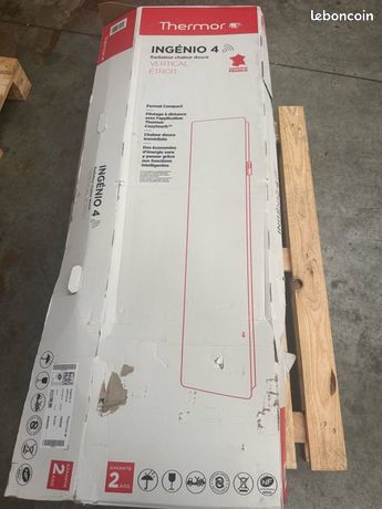 Radiateur électrique INGENIO 4 1800W Vertical Blanc Mat THERMOR 429355