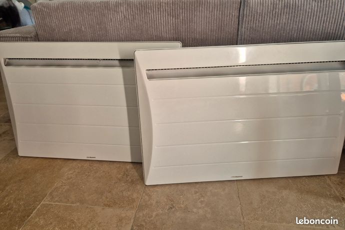 Radiateurs digitaux à inertie THERMOR Chaleur douce 1500W x 2