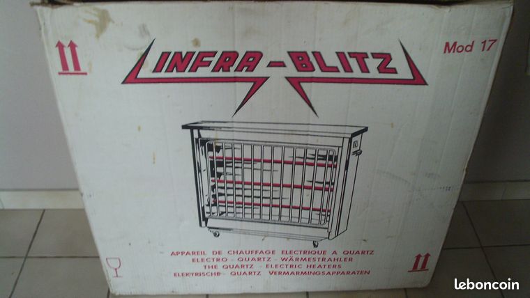 Radiateurs INFRA BLITZ 2400 W "Modèle 17"