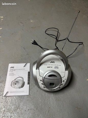 Radio cd portable jvc