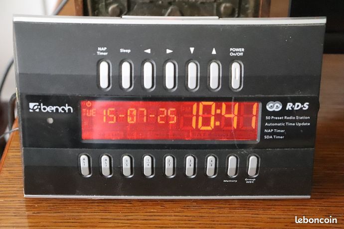 Radio Réveil-Systeme RDS