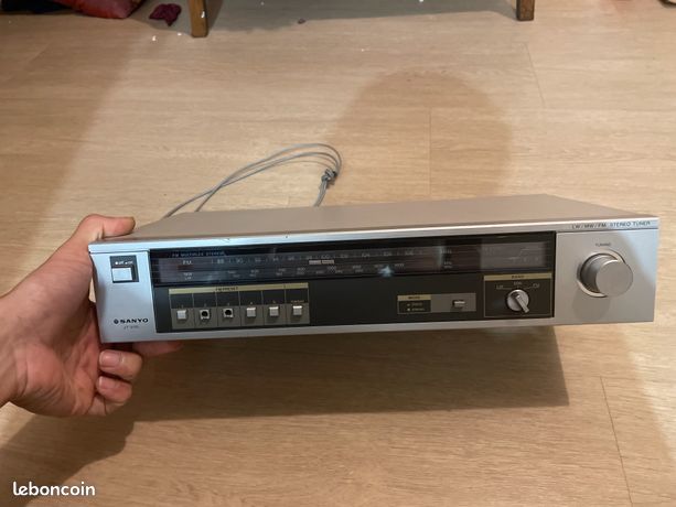 Radio sanyo JT 310L FM AM stéréo mono lw mw platine tuner ampli fonctionne avec JA300 et JA400 avec préset favori