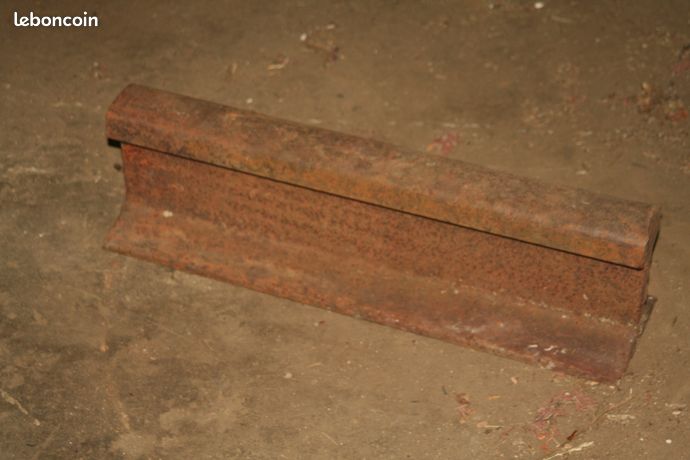 Rail de chemin de fer SNCF enclume forge 62cm