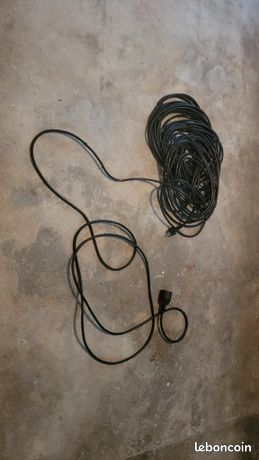 Rallonge électrique chantier 40m pour réparation