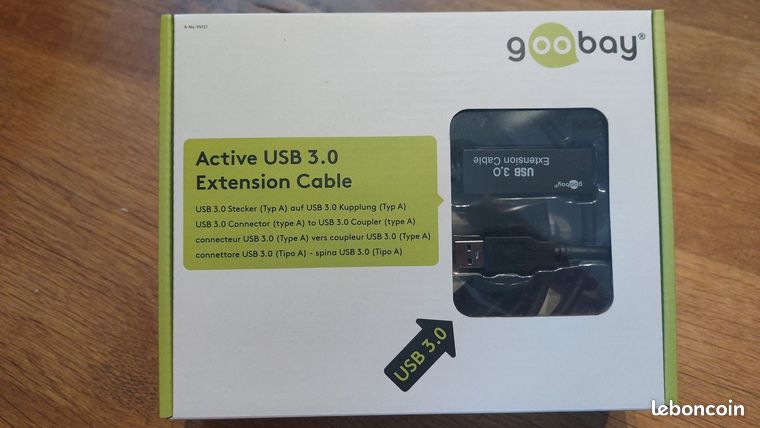 Rallonge USB 3 Active informatique