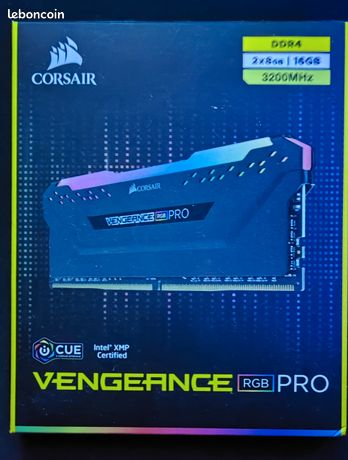 Ram Corsair Vengeance RGB PRO - DDR4 3200Mhz C14 16go 2x8
