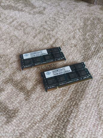 RAM DDR2 2x 1Go 667 MHz NANYA