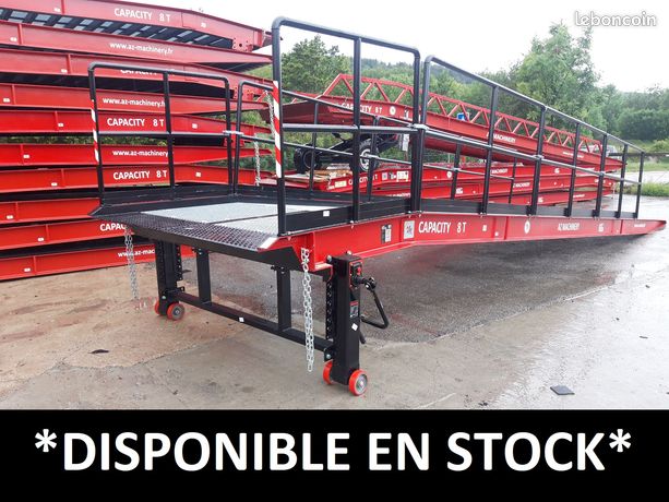 Rampe de chargement mobile 8T pour camions DISPO STOCK-9 750
