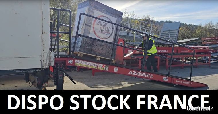 Rampe mobile AZ RAMP-PRIME XS pour déchargement de camions et containers-Dispo immédiate