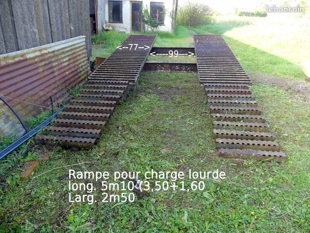 Rampe pour charge lourde